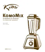 Komo KomoMix Service Manual предпросмотр