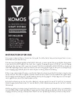 Preview for 1 page of Komos Torpedo Keg Instruction Manual