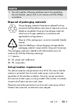 Preview for 19 page of Kompernass 351493 2007 Operating Instructions Manual