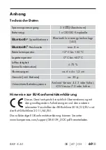 Preview for 72 page of Kompernass BKF 4 A1 Operating Instructions Manual