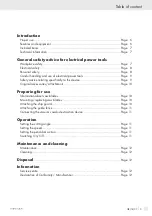 Preview for 3 page of Kompernass KH 3128 PENDULUM ACTION JIGSAW Operating And Safety Instructions Manual