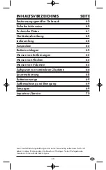 Предварительный просмотр 61 страницы Kompernass KH 3236 Operating Instructions Manual