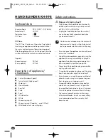 Preview for 4 page of Kompernass KH498-08-V1 Operating Instructions Manual