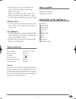 Preview for 5 page of Kompernass SILVERCREST KH 1161 Operating Instructions Manual