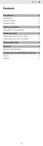 Preview for 3 page of Kompernass TA 120 A2 Operating Instructions Manual