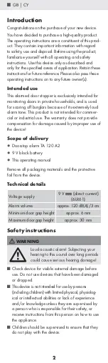 Preview for 4 page of Kompernass TA 120 A2 Operating Instructions Manual