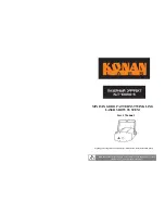 Konan Labs KLT-100RG-6 User Manual preview