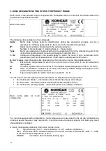 Предварительный просмотр 22 страницы Koncar 5AT 112 Series Operation, Installation And Maintenance Instructions