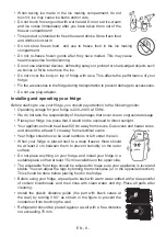 Предварительный просмотр 8 страницы Koncar H1A54151BFN Instruction Booklet