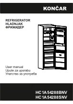 Koncar HC1A54288BNV User Manual предпросмотр