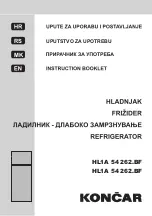 Preview for 1 page of Koncar HL1A 54 262.BF Instruction Booklet