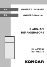 Preview for 1 page of Koncar HL1A55273B Owner'S Manual