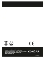 Предварительный просмотр 55 страницы Koncar L1A 54 245.BF Instruction Booklet