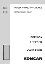 Preview for 1 page of Koncar L1A 54 248.BS Instruction Booklet