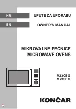 Preview for 1 page of Koncar M23CEG Owner'S Manual