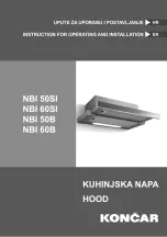 Koncar NBI 50B Instructions For Operating And Installation preview