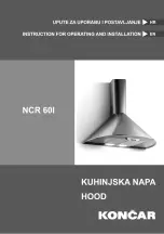 Koncar NCR 60I Instructions For Operating And Installation preview