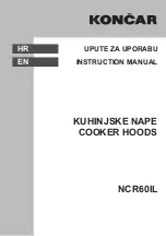 Koncar NCR60IL Instruction Manual предпросмотр