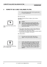 Предварительный просмотр 22 страницы Koncar NO90LIB Instruction Manual