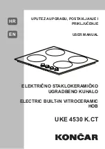 Preview for 1 page of Koncar UKE 4530 K.CT User Manual