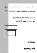 Koncar UPO654IV Instruction Manual preview