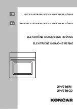 Preview for 1 page of Koncar UPV789CD Instruction Manual