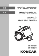 Koncar US700C2C Owner'S Manual предпросмотр