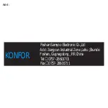 Preview for 13 page of Konfor SPS-807W User Manual