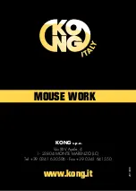 Предварительный просмотр 72 страницы Kong MOUSE WORK Manual