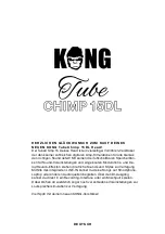 Предварительный просмотр 1 страницы Kong TubeChimp 15DL Manual