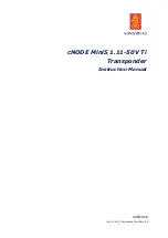 Kongsberg cNODE MiniS 1.11-50V Ti Instruction Manual preview