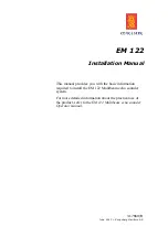 Предварительный просмотр 3 страницы Kongsberg EM 122 Installation Manual