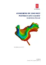 Preview for 1 page of Kongsberg EM 2040 MKII Installation Manual