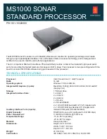 Предварительный просмотр 3 страницы Kongsberg MS1000 2U Technical Information