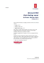 Kongsberg Simrad SY50 Manual preview