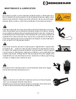 Предварительный просмотр 10 страницы Kongskilde 2800 Double-Fold Series Owner'S Manual