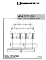 Kongskilde 800 Series Assembly Instructions & Operating Manual preview