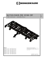 Предварительный просмотр 1 страницы Kongskilde 8200 DF Series Assembly / Parts