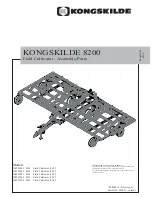 Kongskilde 8200 Series Assembly / Parts preview