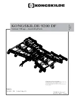 Kongskilde 9200 DF Assembly / Parts предпросмотр