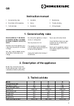 Предварительный просмотр 11 страницы Kongskilde K 20 C Directions For Use Manual