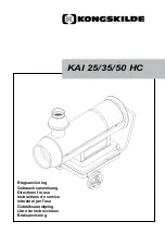 Предварительный просмотр 1 страницы Kongskilde KAI 25 HC Directions For Use Manual