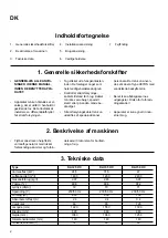 Preview for 2 page of Kongskilde KAI 25 HC Directions For Use Manual