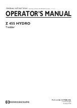 Kongskilde Z 455 HYDRO Operator'S Manual preview