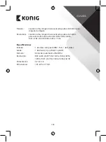 Предварительный просмотр 18 страницы Konic SAS-VGA12 Manual