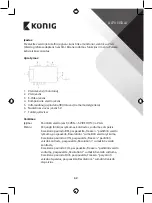 Предварительный просмотр 62 страницы Konic SAS-VGA12 Manual