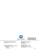 Предварительный просмотр 302 страницы Konica Minolta 0902 Service Manual