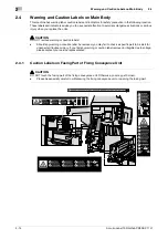 Предварительный просмотр 21 страницы Konica Minolta Accurio Label 190 Safety Information Manual