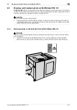 Предварительный просмотр 26 страницы Konica Minolta Accurio Label 190 Safety Information Manual