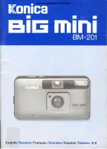 Preview for 2 page of Konica Minolta BIG MINI BM-201 Manual